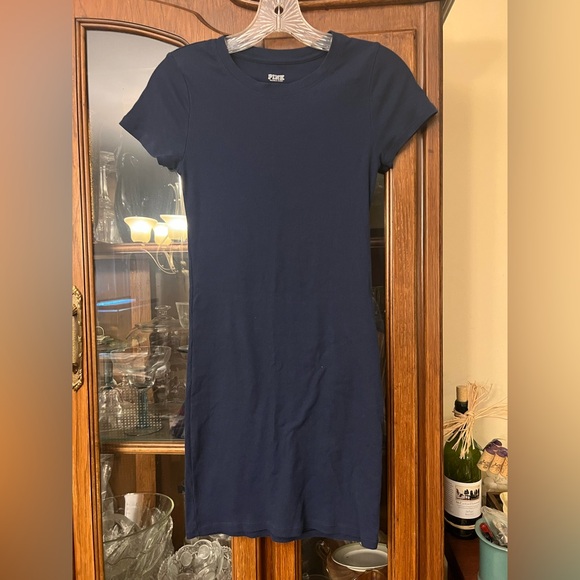 PINK Victoria's Secret Other - PINK Victoria's Secret Navy Blue Textured Tee